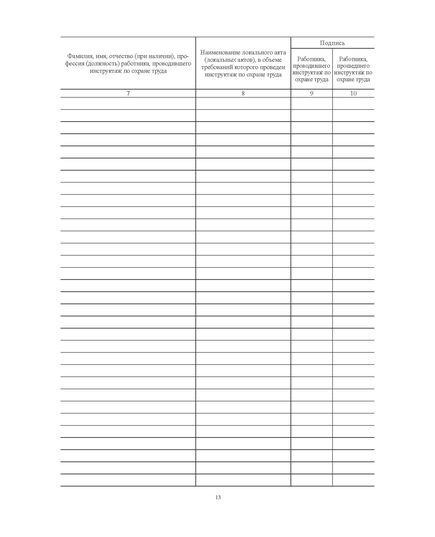 Журнал по охране труда (нумерованный, прошитый, 100 страниц). В журнал включены семь основных форм журналов по охране труда и пожарной безопасности для малых предприятий и ИП по состоянию на 2025 год - Охрана труда, Безопасность работ, Журналы (Твердая, мягкая обложка, прошитые) -  10