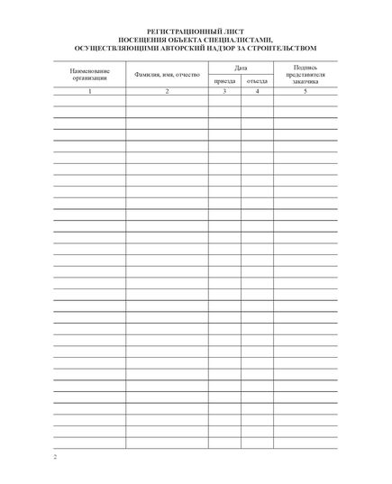 Журнал авторского надзора за строительством (100 страниц, прошитый) - Строительство, Журналы (Твердая, мягкая обложка, прошитые) -  5