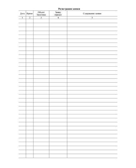 Журнал регистрации заявок (100 стр., прошитый) - Охрана труда, Безопасность работ, Журналы (Твердая, мягкая обложка, прошитые) -  3