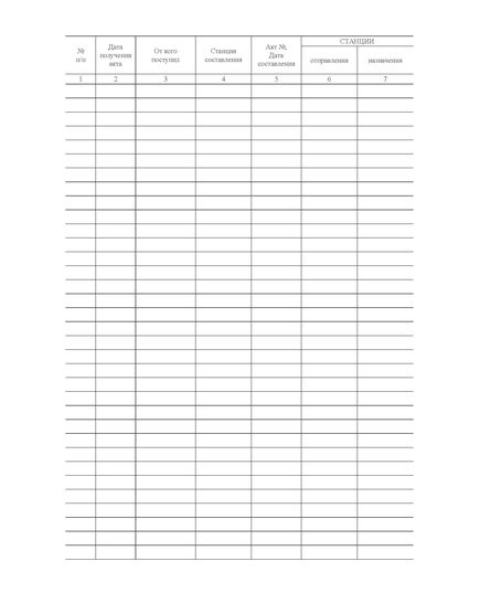 Форма ГНУ-3ВЦ. Книга для записи коммерческих актов, поступивших от других станций. Утверждена распоряжением ОАО "РЖД" от 26 декабря 2023 г. № 3317/р (прошитый, 100 страниц) - Грузовая и коммерческая работа, Железнодорожный транспорт -  4