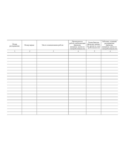 Журнал учета работ по нарядам-допускам и распоряжениям для работ в электроустановках. Приложение № 8 к Правилам по охране труда при эксплуатации электроустановок, утв. приказом Минтруда РФ от 15.12.2020 № 903н (в ред. от 29.04.2022 № 279н) (альбомный, прошитый, 100 страниц) - Энергетика, Электробезопасность, Журналы (Твердая, мягкая обложка, прошитые) -  3
