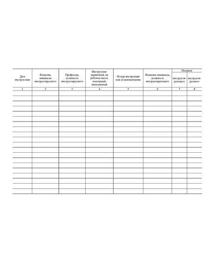 Журнал регистрации противопожарного инструктажа на рабочем месте (100 страниц, альбомный, прошитый) - Пожарная безопасность, Журналы (Твердая, мягкая обложка, прошитые) -  2