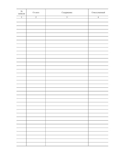 Журнал регистрации докладных и служебных записок (06), заявлений работников (07), (Приемная) (100 стр., прошитый) - Кадровая служба, Журналы (Твердая, мягкая обложка, прошитые) -  2