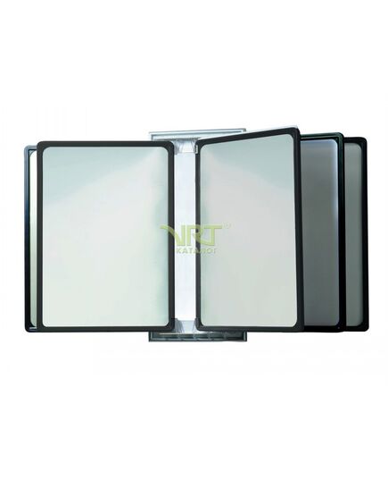 Перекидная многорамочная демосистема настенная (10 пластиковых рамок формата А1) - Настольные, Информационные перекидные системы. (Стойки, кронштейны для подвешивания) -  1