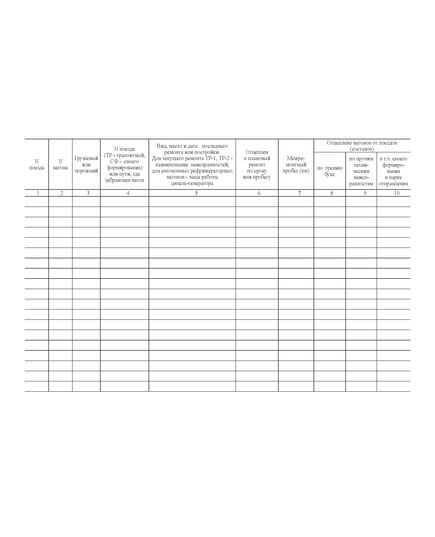 Форма ВУ-31. Книга номерного учета наличия и ремонта неисправных вагонов грузового парка (прошитая, 100 страниц, тв.серый картон, корешок синий бумви) - Вагоны и вагонное хозяйство, (ЦВ, ЦЛ), Железнодорожный транспорт -  2