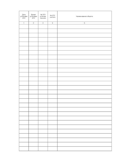 Журнал учета установки и снятия ЗПУ (100 страниц, прошит) - Металлургия, Промышленная безопасность -  1