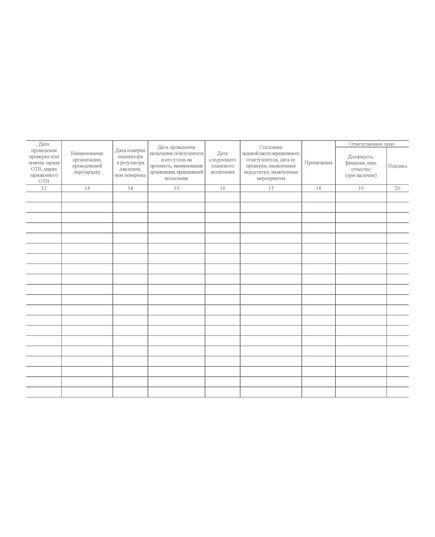 Журнал учета огнетушителей. 2023 год (альбомный, прошитый, 100 страниц) - Пожарная безопасность, Журналы (Твердая, мягкая обложка, прошитые) -  3