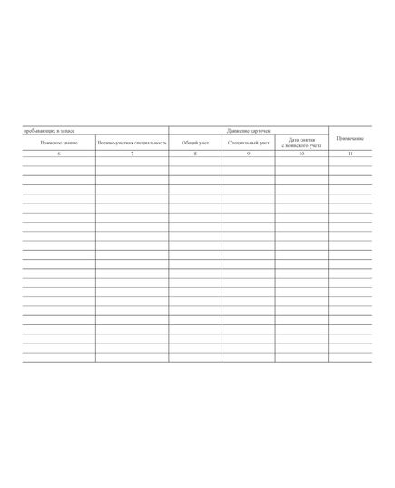 Журнал учета личных карточек граждан, пребывающих в запасе. 2023 год (альбомный, прошитый, 100 страниц) - Кадровая служба, Журналы (Твердая, мягкая обложка, прошитые) -  2
