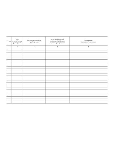 Журнал обхода трубопроводов (прошитый, 100 страниц) - Контроль технических средств и систем, Журналы (Твердая, мягкая обложка, прошитые) -  2