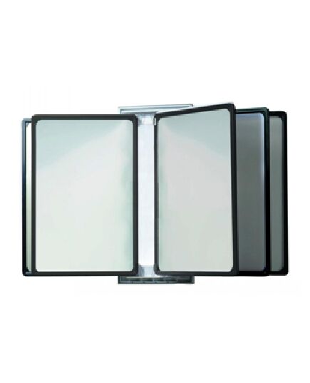 Информационная перекидная система настенная (5 пластиковых рамок формата А1 ) - Настенные, Информационные перекидные системы. (Стойки, кронштейны для подвешивания) -  1