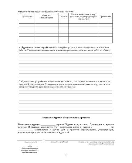 Журнал обслуживающих процессов (книжный, А4, 200 страниц, нумерованный) - Строительство, Журналы (Твердая, мягкая обложка, прошитые) -  5