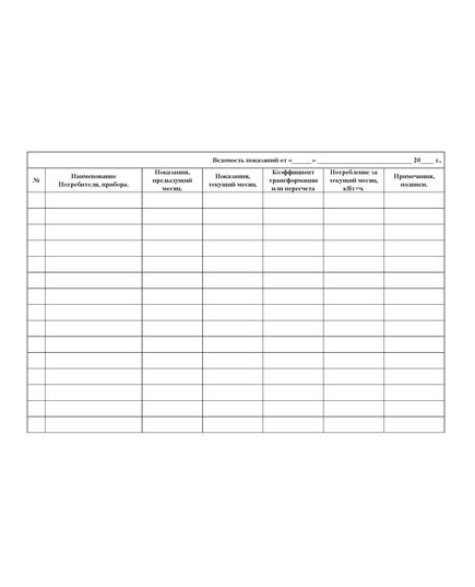 Ведомости показаний контрольно-измерительных приборов и электросчетчиков (100 страниц, альбомный, прошитый, бумвинил с наклейкой) - Энергетика, Электробезопасность, Журналы (Твердая, мягкая обложка, прошитые) -  1