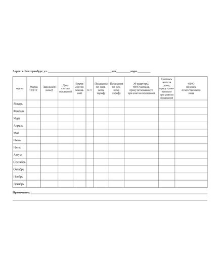 Журнал показаний ОДПУ электроэнергии (альбомный, прошитый, 100 страниц) - Энергетика, Электробезопасность, Журналы (Твердая, мягкая обложка, прошитые) -  1