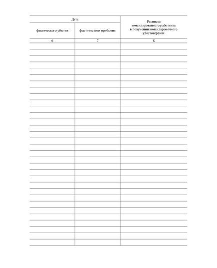 Журнал регистрации командировочных удостоверений (прошитый, 100 страниц) - Кадровая служба, Журналы (Твердая, мягкая обложка, прошитые) -  2