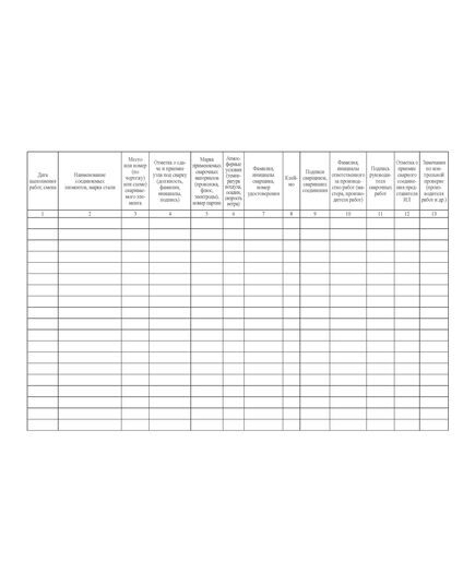 Журнал сварочных работ (для трубопроводов) (прошитый, 100 страниц, мягкий переплет, А4) - Строительство, Журналы (Твердая, мягкая обложка, прошитые) -  1