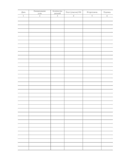 Журнал учета выданных протоколов. Приложение № 2 к 076-2024 ПКТБ Л (прошитый, 100 страниц) - Моторвагонный подвижной состав, Железнодорожный транспорт -  2