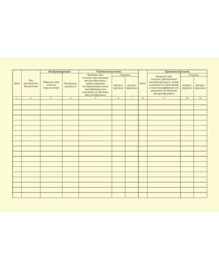 Журнал учета противопожарных инструктажей. Приложение к порядку, видам, срокам обучения лиц, осуществляющих трудовую или служебную деятельность, по программам противопожарного инструктажа, утв. Приказом МЧС России от 16.12.2024 № 1120 (100 стр., прошитый, альбомный) - Пожарная безопасность, Журналы (Твердая, мягкая обложка, прошитые) -  2