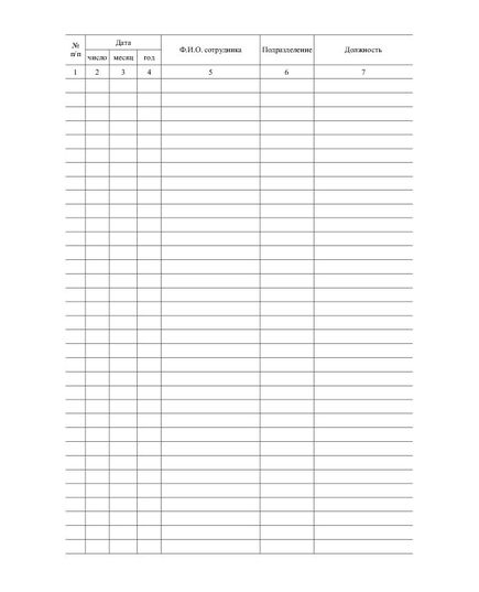 Журнал учета увольнений сотрудников (прошитый, 100 страниц) - Кадровая служба, Журналы (Твердая, мягкая обложка, прошитые) -  1