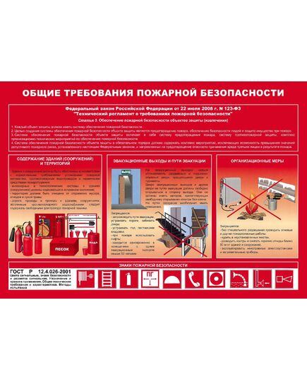 Комплект плакатов: Умей действовать при пожаре, 10 листов, формат А3, ламинированные - Пожарная безопасность, Плакаты (различные типоразмеры) -  9