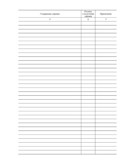 Журнал регистрации справок с места работы (прошитый, 100 страниц) - Кадровая служба, Журналы (Твердая, мягкая обложка, прошитые) -  3