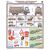 Комплект плакатов: Перевозка опасных грузов автотранспортом, 5 листов, формат А2, ламинированные - Автомобильный транспорт, Плакаты (различные типоразмеры) -  5