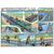 Комплект плакатов: Безопасность путевых работ. 6 листов, формат А2, ламинированные - Путь и путевое хозяйство, (ЦП), Железнодорожный транспорт -  1